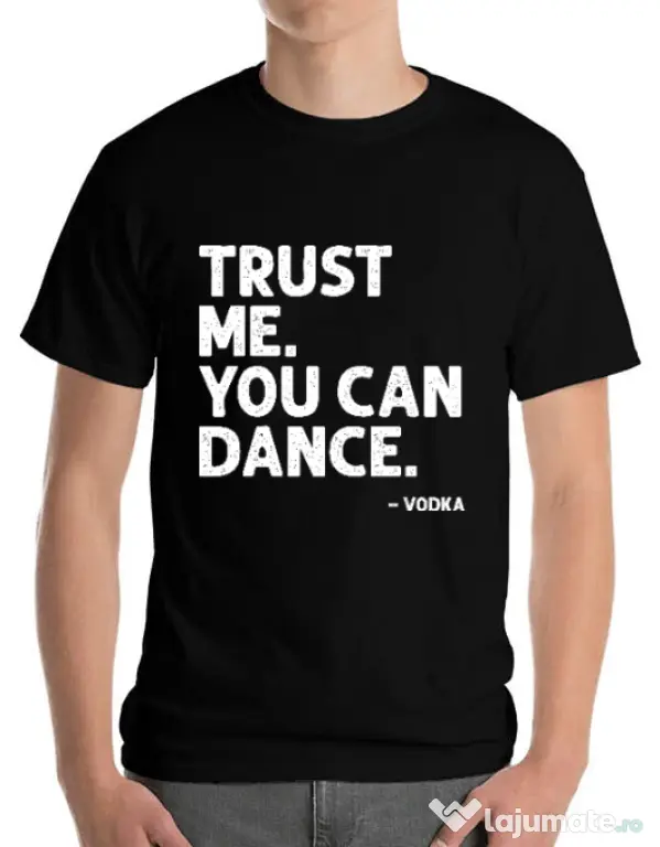 Tricou ADLER barbat You can dance Negru