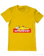 Tricou ADLER barbat Whatever Galben