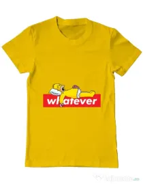 Tricou ADLER barbat Whatever Galben
