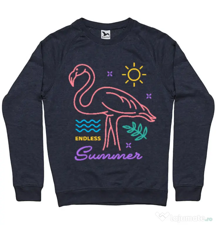 Bluza ADLER barbat Flamingo endless summer Denim inchis