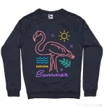 Bluza ADLER barbat Flamingo endless summer Denim inchis