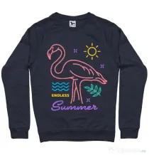 Bluza ADLER barbat Flamingo endless summer Denim inchis