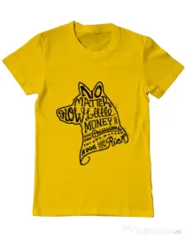 Tricou ADLER barbat A Dog Makes You Rich Galben