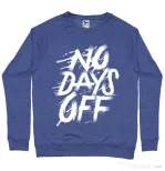 Bluza ADLER barbat No days off Albastru melanj