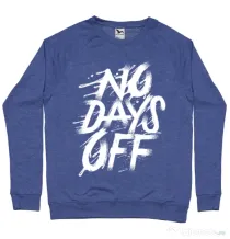 Bluza ADLER barbat No days off Albastru melanj