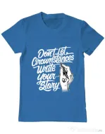 Tricou ADLER barbat Your story Albastru azuriu