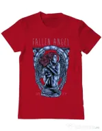 Tricou ADLER barbat Fallen angel Rosu