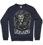 Bluza ADLER barbat Lion king Denim inchis