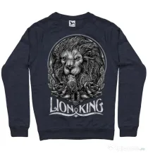 Bluza ADLER barbat Lion king Denim inchis