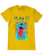 Tricou ADLER barbat Play Galben