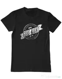 Tricou ADLER barbat When nothing goes right Negru