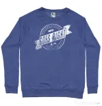 Bluza ADLER barbat When nothing goes right Albastru melanj