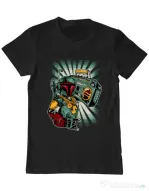 Tricou ADLER barbat Ghetobobaster Negru