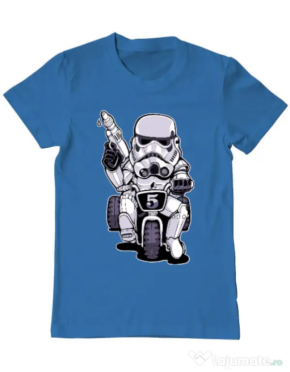 Tricou ADLER barbat Little tooper Albastru azuriu