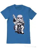 Tricou ADLER barbat Little tooper Albastru azuriu
