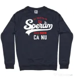 Bluza ADLER barbat Sa speram ca nu Denim inchis