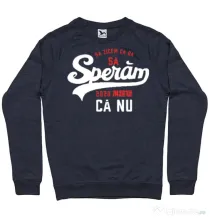 Bluza ADLER barbat Sa speram ca nu Denim inchis