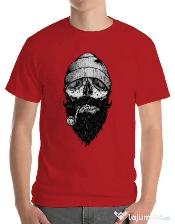 Tricou ADLER barbat Bone sailor Rosu