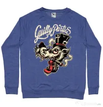 Bluza ADLER barbat Guilty parties Albastru melanj