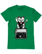 Tricou ADLER barbat Lets rock Verde mediu