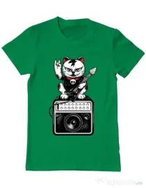 Tricou ADLER barbat Lets rock Verde mediu