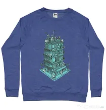 Bluza ADLER barbat Sound zone Albastru melanj