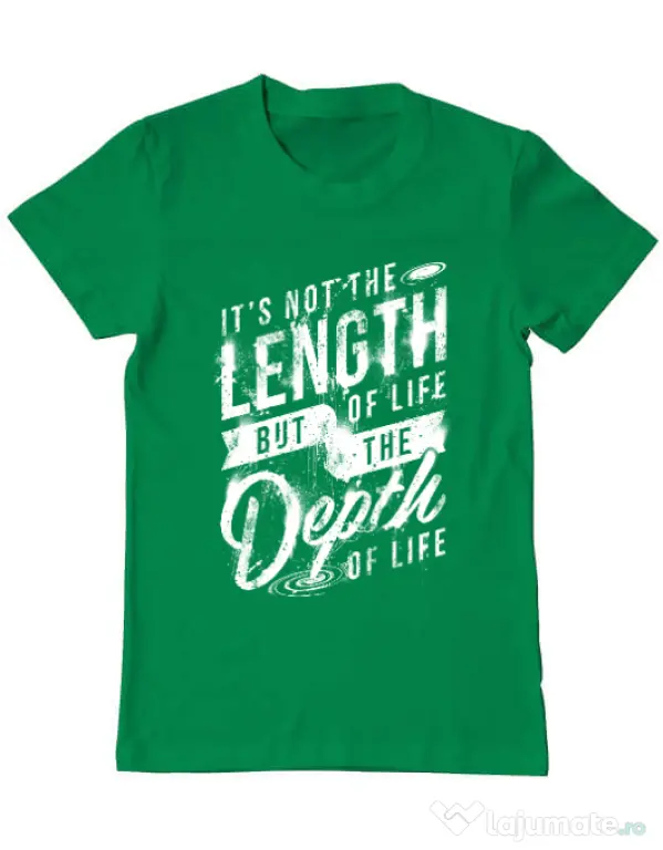 Tricou ADLER barbat Depth of life Verde mediu