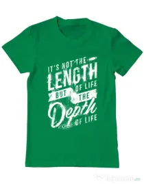 Tricou ADLER barbat Depth of life Verde mediu