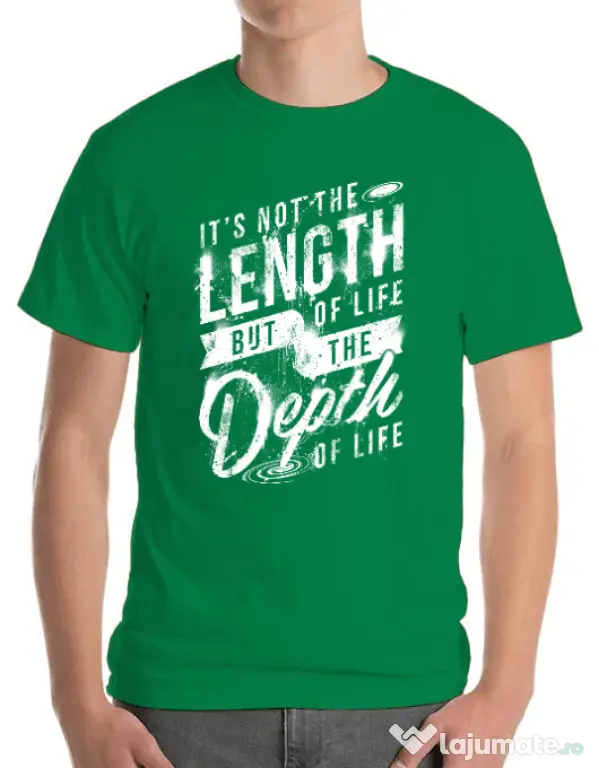 Tricou ADLER barbat Depth of life Verde mediu
