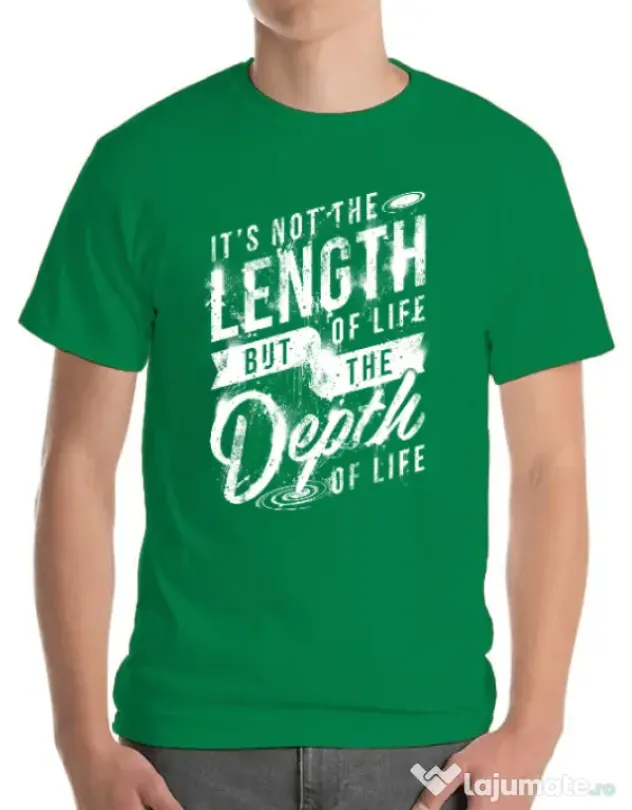 Tricou ADLER barbat Depth of life Verde mediu