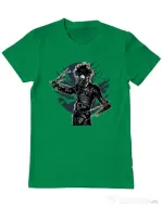 Tricou ADLER barbat Gas mask scissor Verde mediu