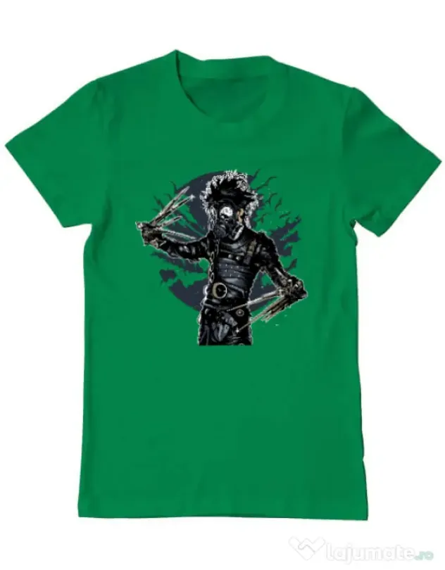 Tricou ADLER barbat Gas mask scissor Verde mediu