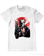Tricou ADLER barbat Jason will be back Alb