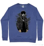 Bluza ADLER barbat Sky fighter Albastru melanj