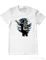 Tricou ADLER barbat Zombie pop Alb