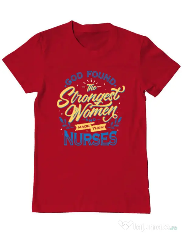Tricou ADLER barbat Strongest women Rosu