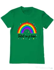 Tricou ADLER barbat Totul va fi bine Verde mediu