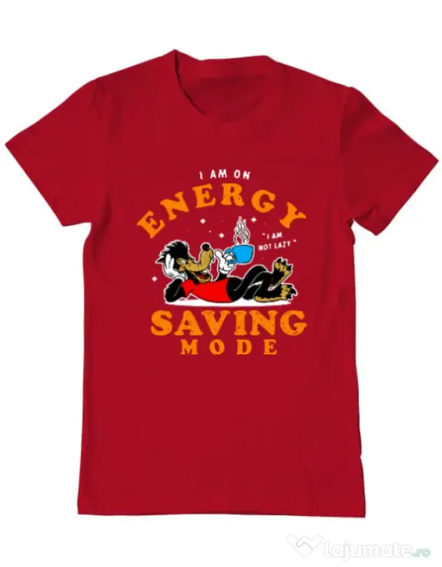 Tricou ADLER barbat Energy saving mode Rosu