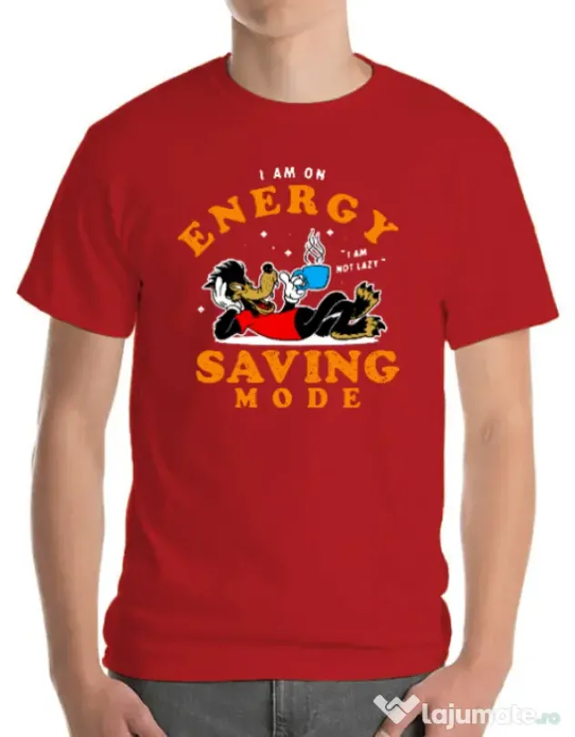 Tricou ADLER barbat Energy saving mode Rosu