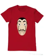 Tricou ADLER barbat Dali mask Rosu