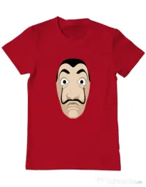 Tricou ADLER barbat Dali mask Rosu