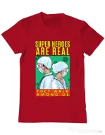 Tricou ADLER barbat Real super heroes Rosu