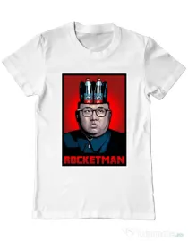 Tricou ADLER barbat Rocketman Alb