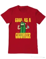 Tricou ADLER barbat Cool as cucumber Rosu