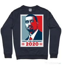 Bluza ADLER barbat Yezzy for president Denim inchis