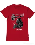Tricou ADLER barbat Dark Side Coffee Rosu