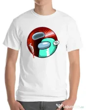Tricou ADLER barbat Behind you Alb 