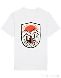 Tricou STANLEY STELLA barbat Sunset camp Alb