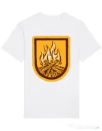 Tricou STANLEY STELLA barbat Bonfire Alb