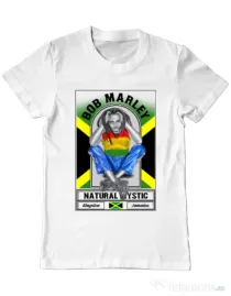 Tricou ADLER barbat Jamaica Alb
